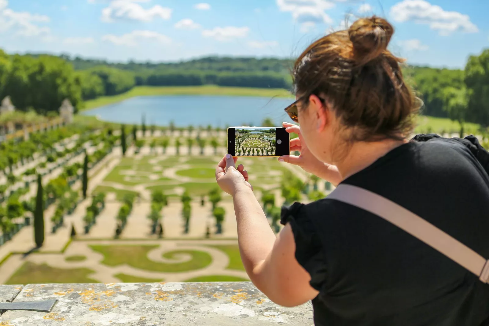 Castle of Versailles and its gardens